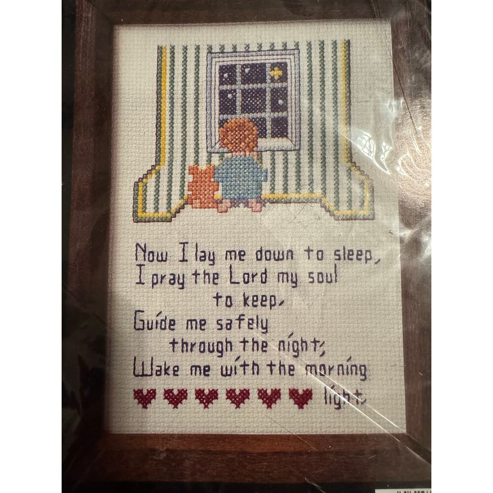 NMI counted cross stitch kit child’s prayer 2206 5x7
